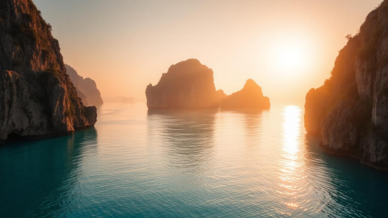 Paysage de voyage inspirant — destination à choisir ensemble